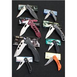 Lot Of 8 - Stainless Bladed Pocketknives
