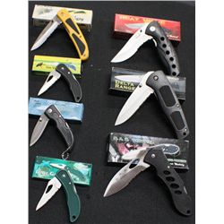 Lot Of 7 - Stainless Blade Pocketknives