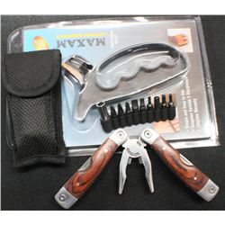 Stainless Multi Tool Pliers & Knife Sharpener