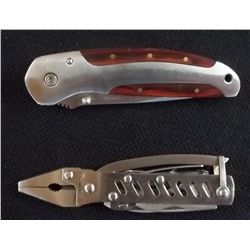Lot Of 2-Winchester Spring Assisted Pocket Knife
