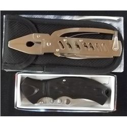 Lot Of 2-Maxam Fourteen Function Pliers Plus