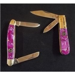 Lot Of 2- Canyon Creek Purple Mother Of Pearl