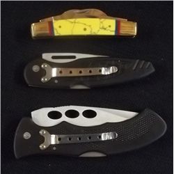 Lot Of 3-Timber Wolf Yellow Turquoise Folding