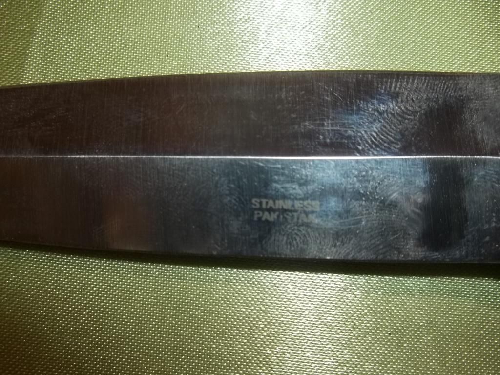 Stainless Steel Pakistan 10" Dagger W/Wood Handle