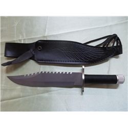 Lifesaving 14" Survival Knife W/Stainless Steel