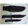 Image 1 : Texas Outlaw Bowie 2 Piece 12 7/8" & 9" Set W/