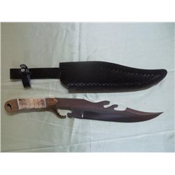 Golden Rhino 16 3/4" Bowie Brown Pickbone