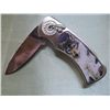 Image 1 : Maxam Lockback Knife With Decorative Wolf Inlay