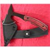Image 2 : Tomahawk Axe With Burgundy Handle & Nylon Sheath