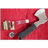 Image 1 : 11" Survival Camping Axe With Compass & Waterproof