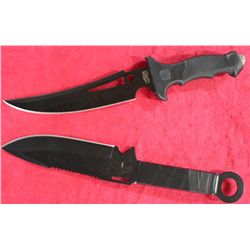 Lot Of 2 - Combat Dagger & Seal Team Survival II