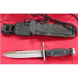 12" Overall Bayonet With Stainless Steel Guard