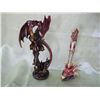 Image 6 : Lot Of 2 - Medieval Dragon Statue & Pen Holder