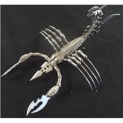 Emblazon Of Knife Stainless Steel Scorpion W/
