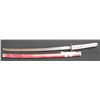 Image 1 : Red Katana Samurai Sword & Saya Set