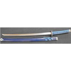Blue Katana Samurai Sword & Saya Set