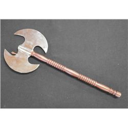 Medieval Double Sided Half Moon Executioners Axe