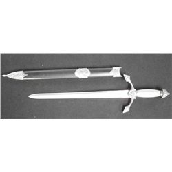 12" Stainless Steel Blade Skull & Bones Sword