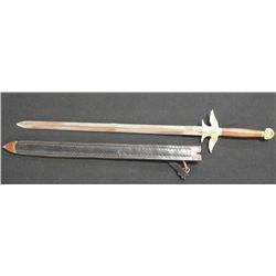 28" Stainless Steel Blade Sword W/ Brass Eagle