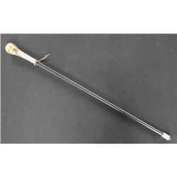 Walking Stick With Sword. Knob Marble Look Handle