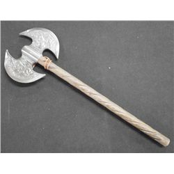 Medieval Executioners Double Sided Axe With Wood
