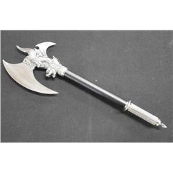 Medieval Dragon Double Sided Hatchet W/ Display