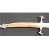 Image 3 : Barbarian Shamshir Sword With Leather Sheath