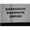 Image 4 : Barbarian Shamshir Sword With Leather Sheath