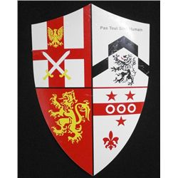 French Cast Metal Medieval Ancient Shield