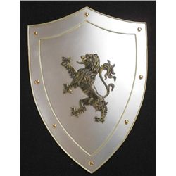 Medieval Royal Lion Cast Metal Shield