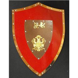 Medieval Shield Of El Cid Made Of Steel W/Full