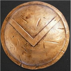 Round Poly Resin Spartan Battle Shield