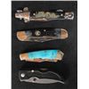 Image 3 : Lot Of 4- Eagle Eye 3" Lightweight Lockback Knife