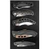 Image 3 : Lot Of 5- Midnight Warrior 4 1/2" Lockback Knife