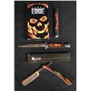 Image 1 : Lot Of 2- "Burn In Hell" Folding Straight Razor