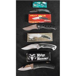 Lot Of 4- Major General 5" Liner Locking Tactical