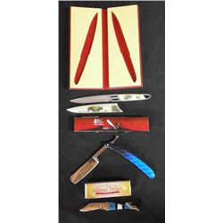 Lot Of 3-Steel Warrior Razor Knife W/Aluminum