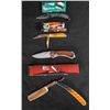 Image 1 : Lot Of 4-Steel Warrior Razor 5 1/2" Pocket Knife