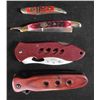 Image 3 : Lot Of 4-Workhorse II 4 1/2" Liner Locking Knife