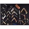 Image 1 : Lot of 20 Assorted Pocket Knives and 2 Cases
