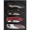 Image 3 : Lot Of 4-Red Planet 4 1/2" Liner Locking Tactical