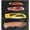 Image 3 : Lot Of 4-Red Oak 4 1/2" Liner Locking Tactical