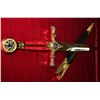 Image 4 : Red Velvet Design Masonic Sword
