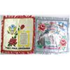Image 1 : Lot of 5, Vintage  "Sweetheart" WWII Silk Pillow Covers  Mint Condition