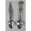 Image 1 : Sterling Silver Spoons One engraved Kathryn and the "P.C."  .87ozt total
