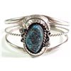 Image 1 : Vintage Signed Native American Turquoise Cuff