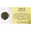 Image 1 : ANCIENT ROMAN COIN CIRCA 268-270 AD