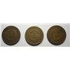 Image 2 : (3) Two Cent Pieces, 1864 Fine, 1865 Fine, 1866 VG  EST $65-75