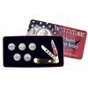 Image 1 : 2006 STATE QUARTERS AND TRAPPER KNIFE COLLECTORS SET IN TIN