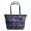 Image 1 : NEW, COACH Purse, with tags, Signature Tartan Tote: Silver/MC2